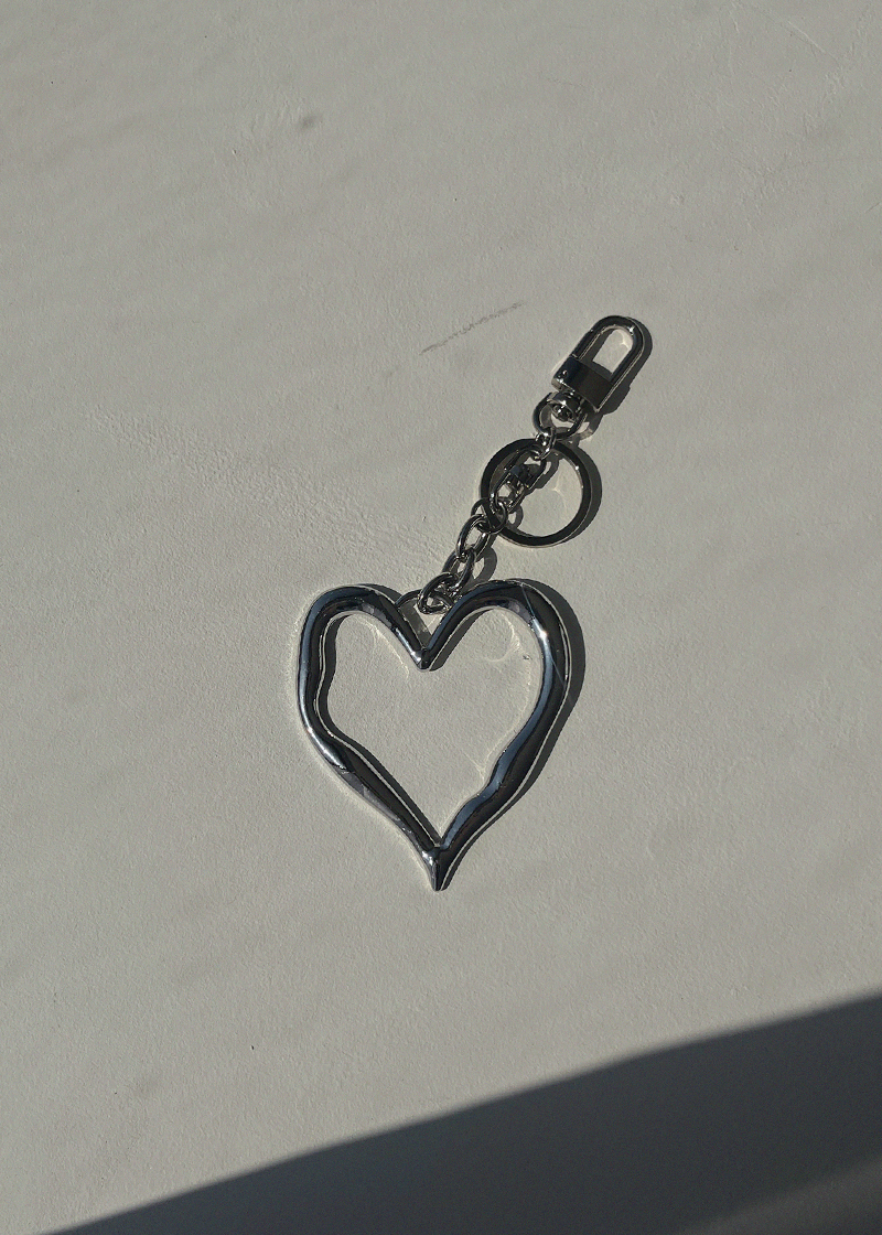 heart pendent key ring